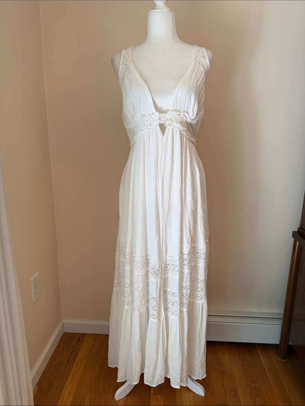 Free People Hadlee Maxi Dress White - Picture 6 of 16
